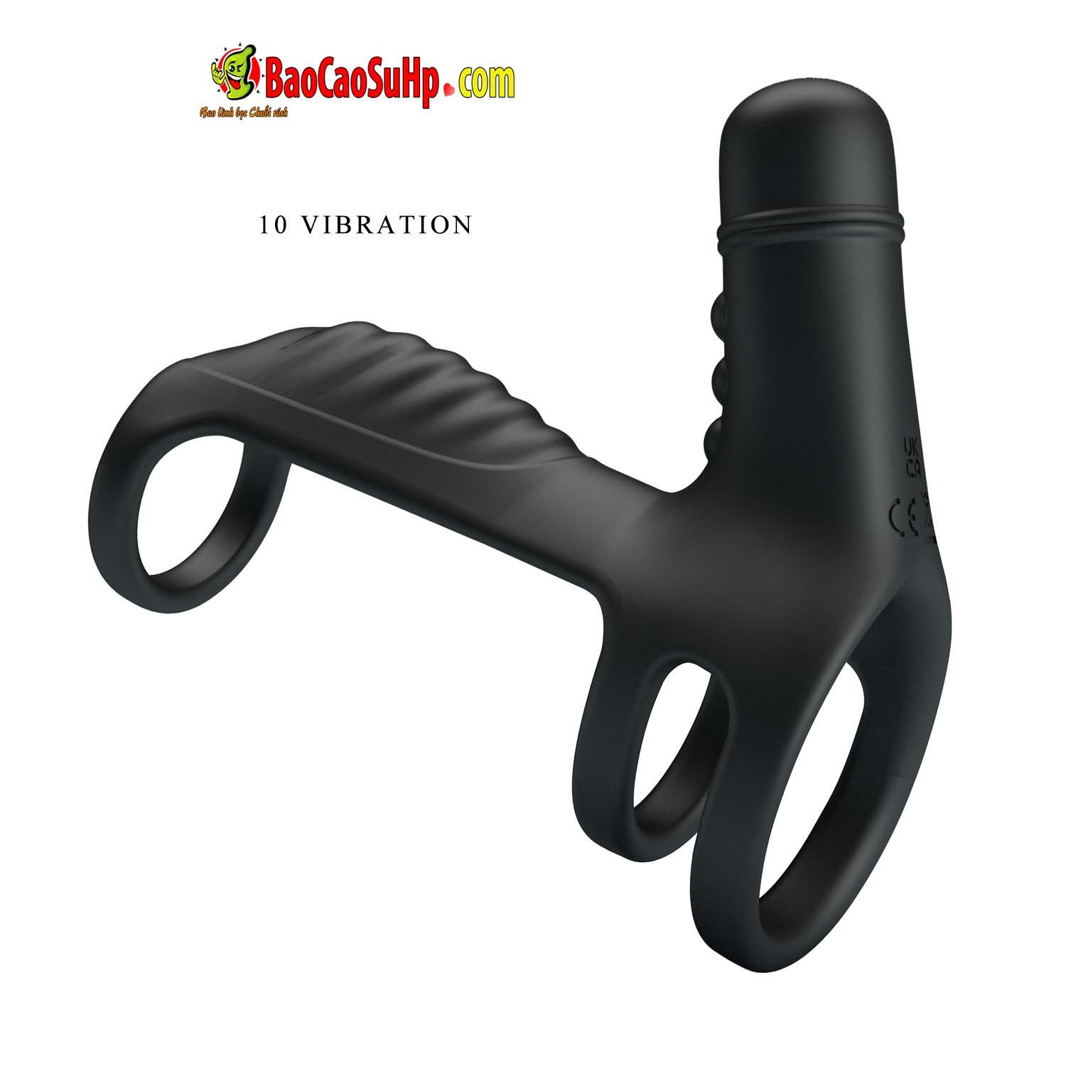 vong deo duong vat Prettylove Penis Sling 210276 V2 9 - Vòng đeo dương vật Baile Prettylove Penis Sling 210276 V2 rung mạnh mẽ