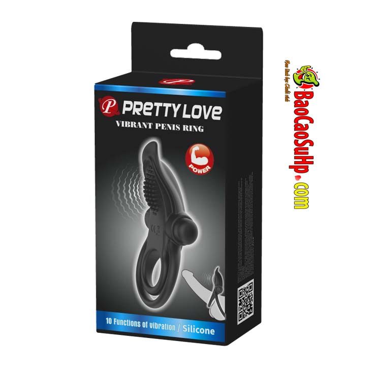 vong deo Baile Prettylove BI 210203 PUSH 11 - Vòng rung đeo dương vật Baile Prettylove BI-210203 PUSH rung