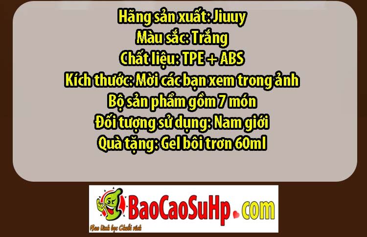vong deo duong vat Jiuuy Himiki 16 - Bộ vòng đeo dương vật Jiuuy bi, vòng Himiki đeo tai thỏ rung 7 món