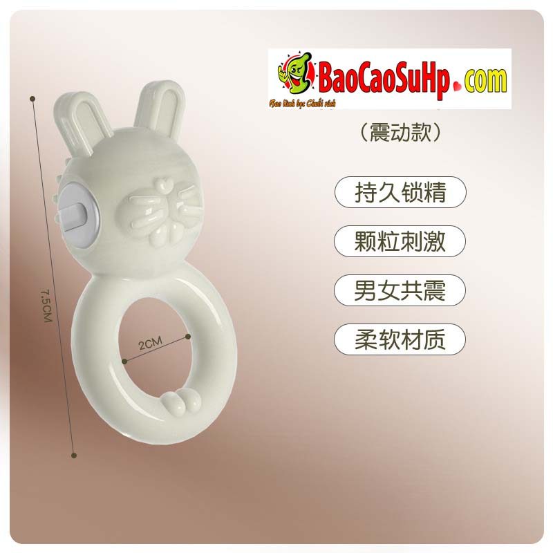 Bộ vòng đeo dương vật Jiuuy bi vòng Himiki tai thỏ rung 7 món combo