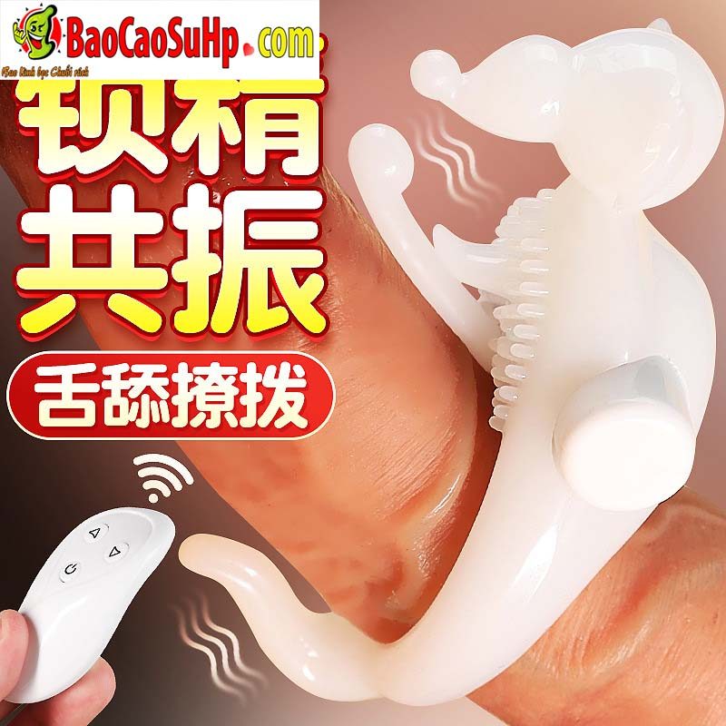 vong deo duong vat Jiuuy Long War Elephan 4 - Vòng đeo dương vật điều khiển từ xa Jiuuy Long War Elephan