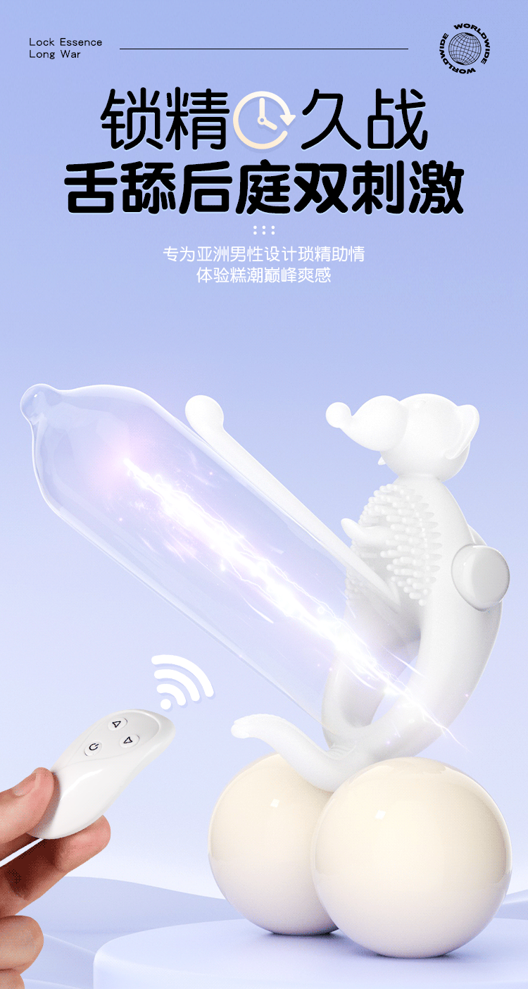 Vòng đeo dương vật điều khiển từ xa Jiuuy Elephan