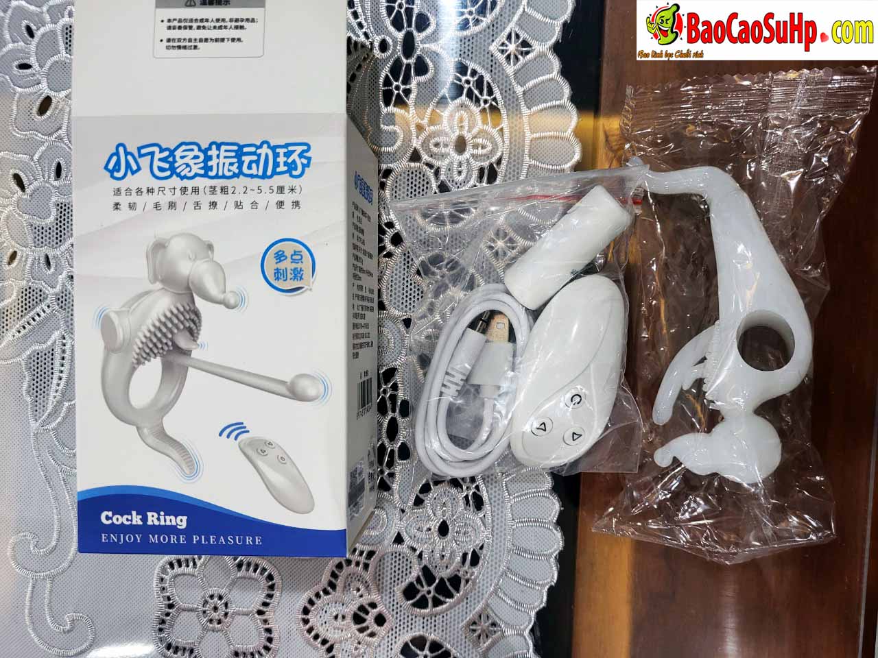 Vòng đeo dương vật điều khiển từ xa Jiuuy Elephan