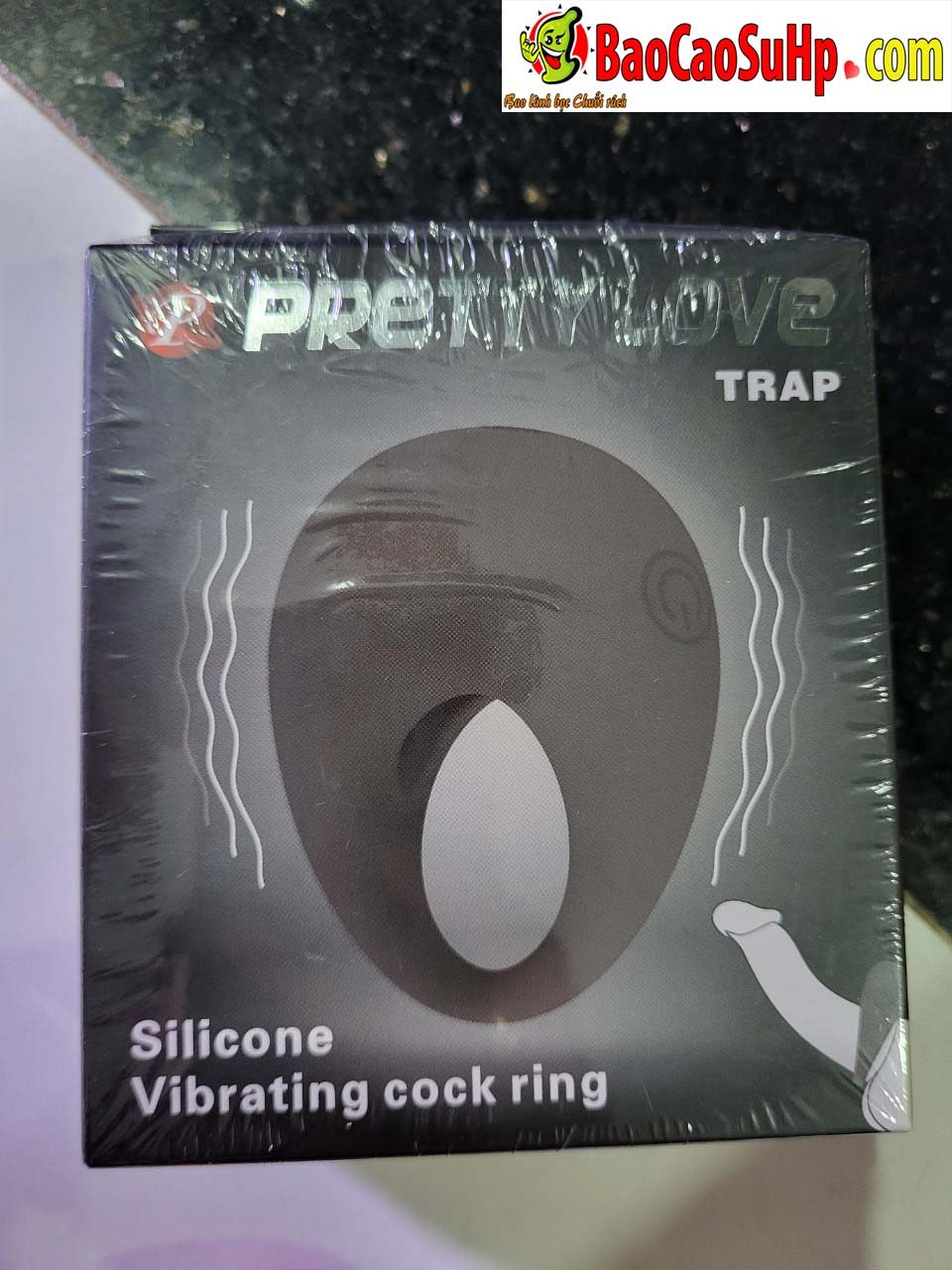 Vòng đeo dương vật rung silicone co giãn cực sướng