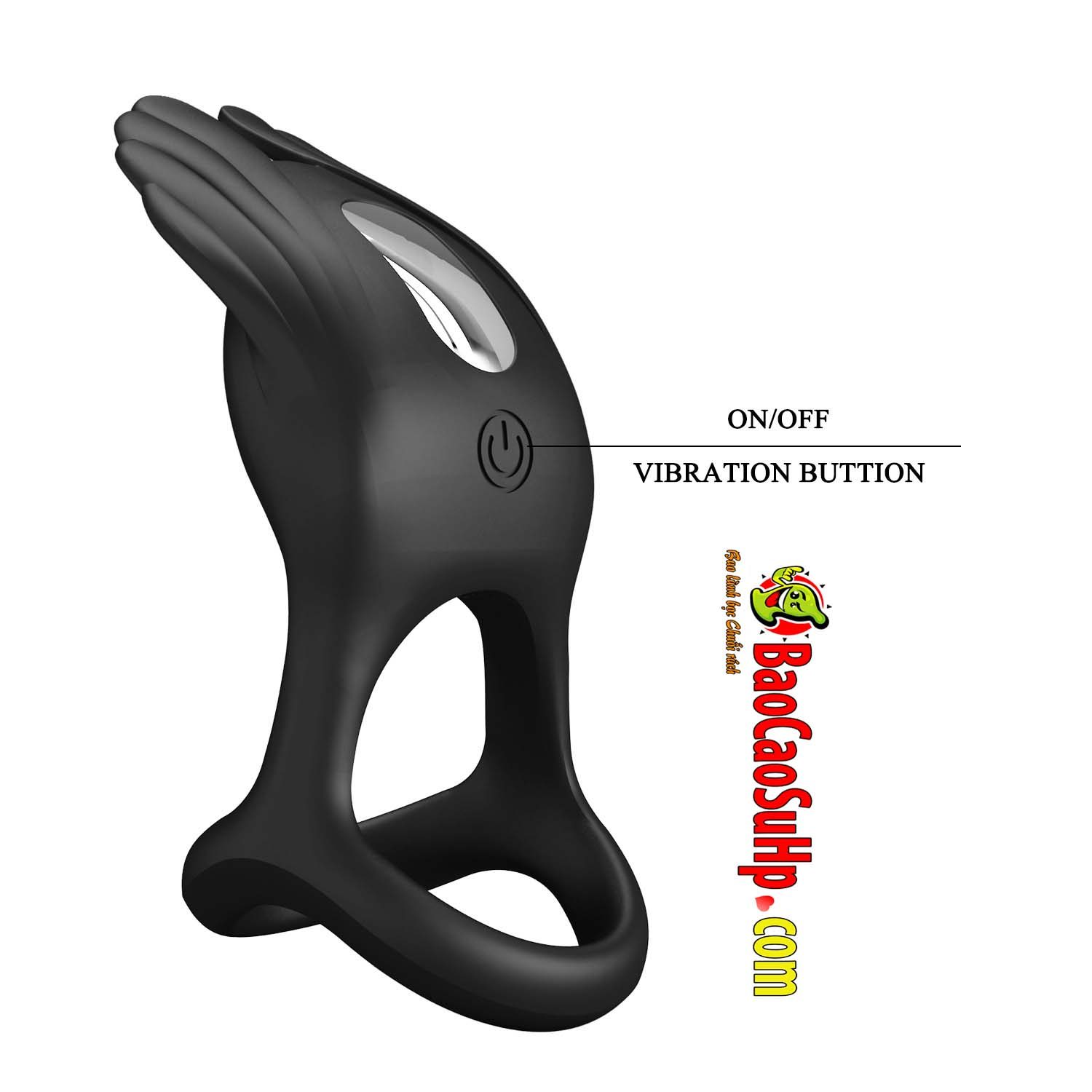 vong deo duong vat Prettylove Silla 3 - Vòng đeo dương vật Prettylove Silla rung 7 chế độ kéo dài thời gian quan hệ