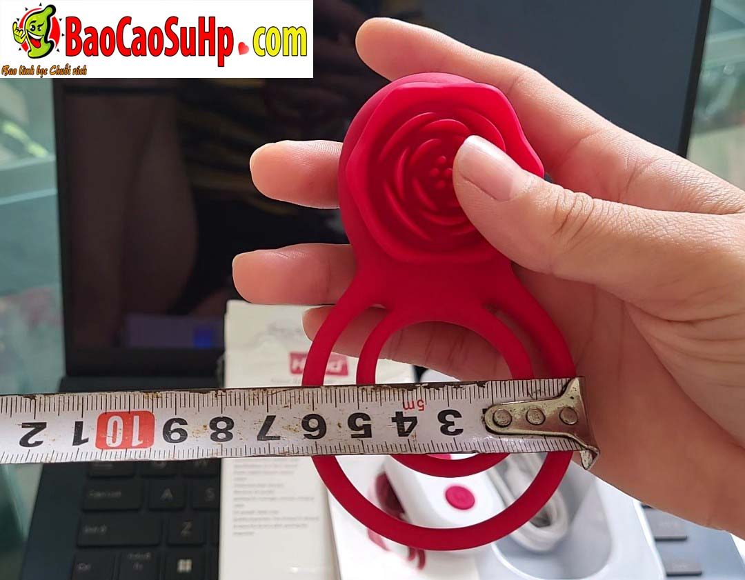 Vòng đeo dương vật HGOD ROSE rung điều khiển từ xa an toàn bền bỉ