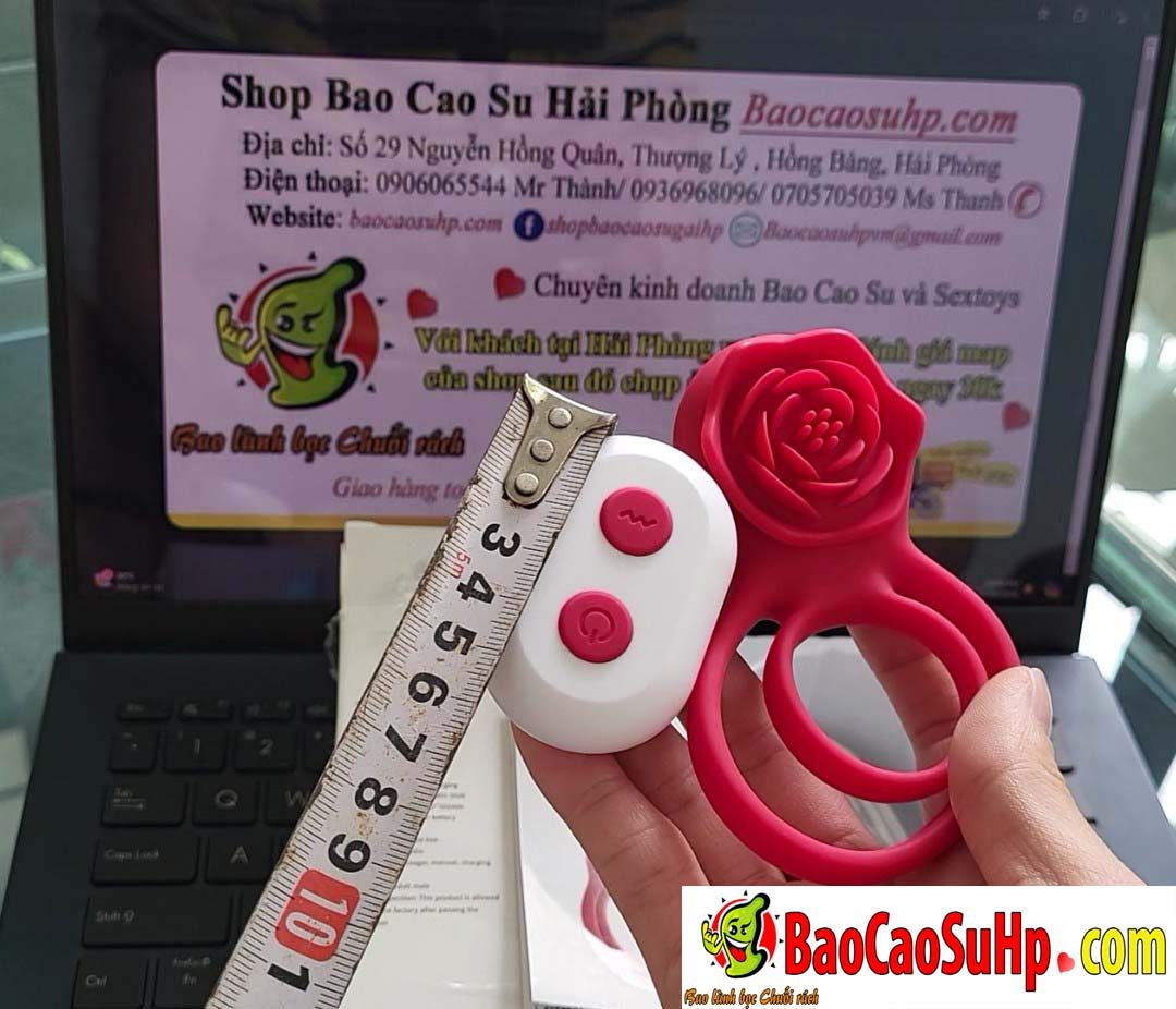 HGOD ROSE Ver2 vòng rung điều khiển từ xa kích thích mạnh mẽ