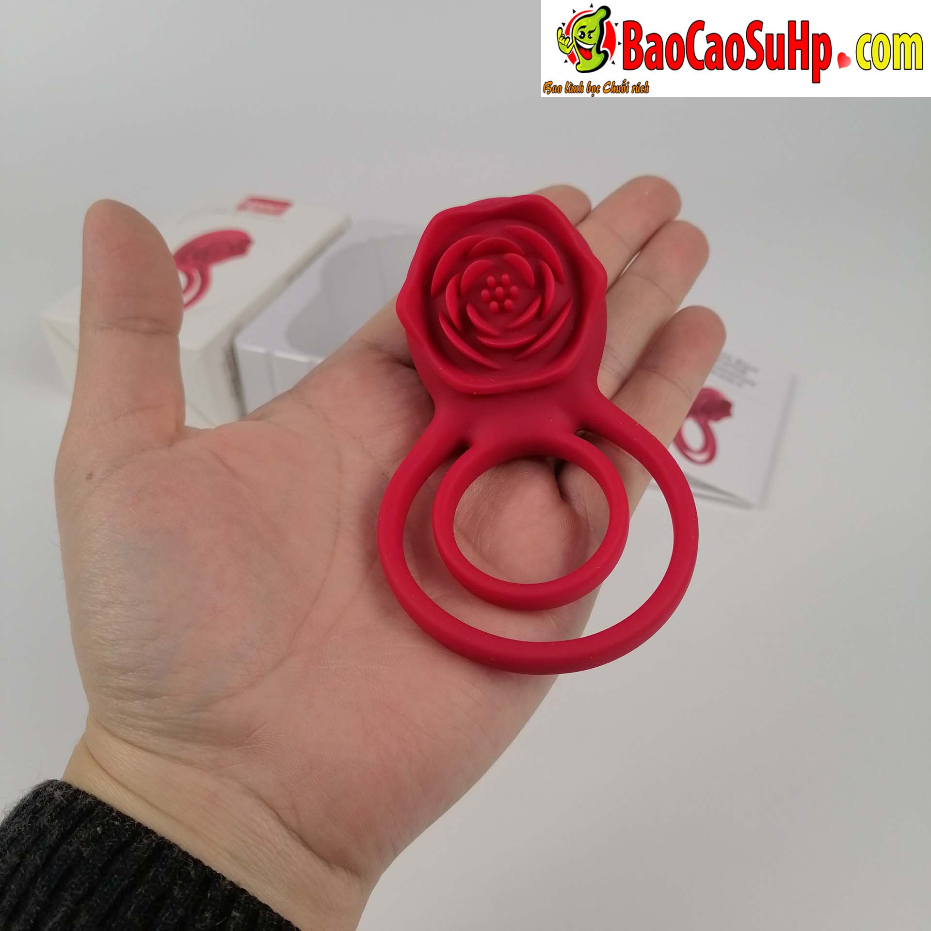 Vòng đeo dương vật HGOD ROSE rung điều khiển từ xa an toàn bền bỉ