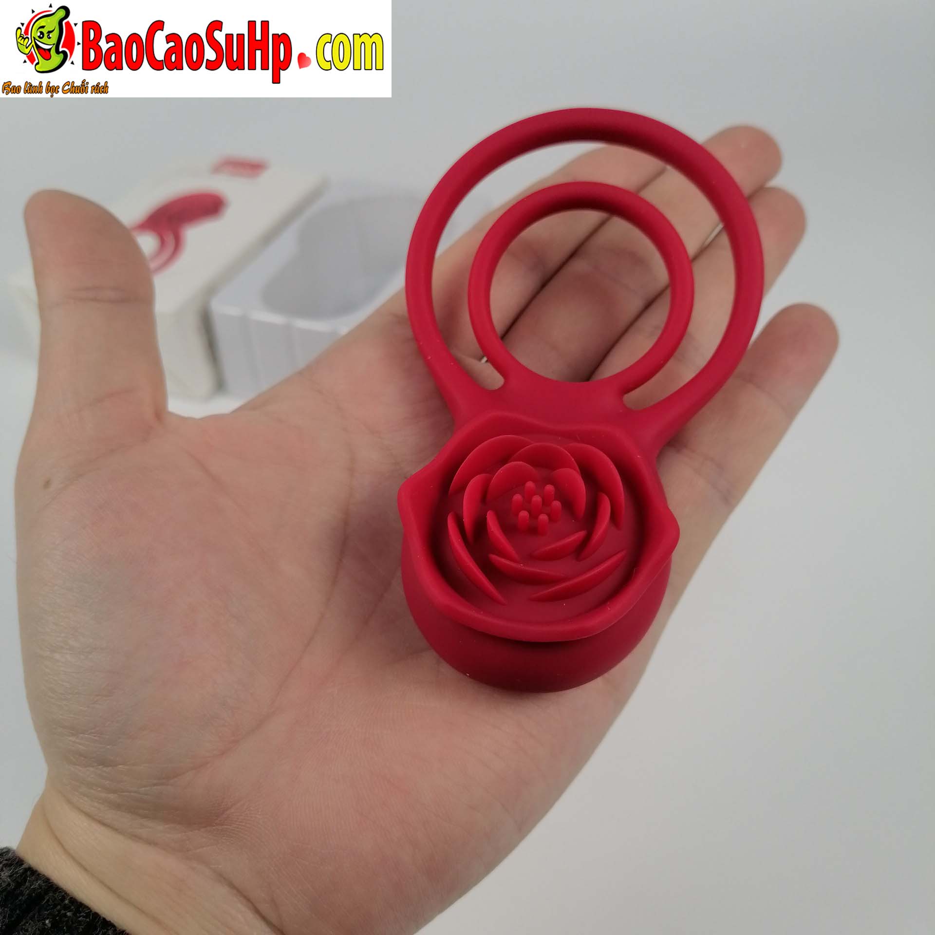 Vòng đeo dương vật HGOD ROSE rung điều khiển từ xa an toàn bền bỉ