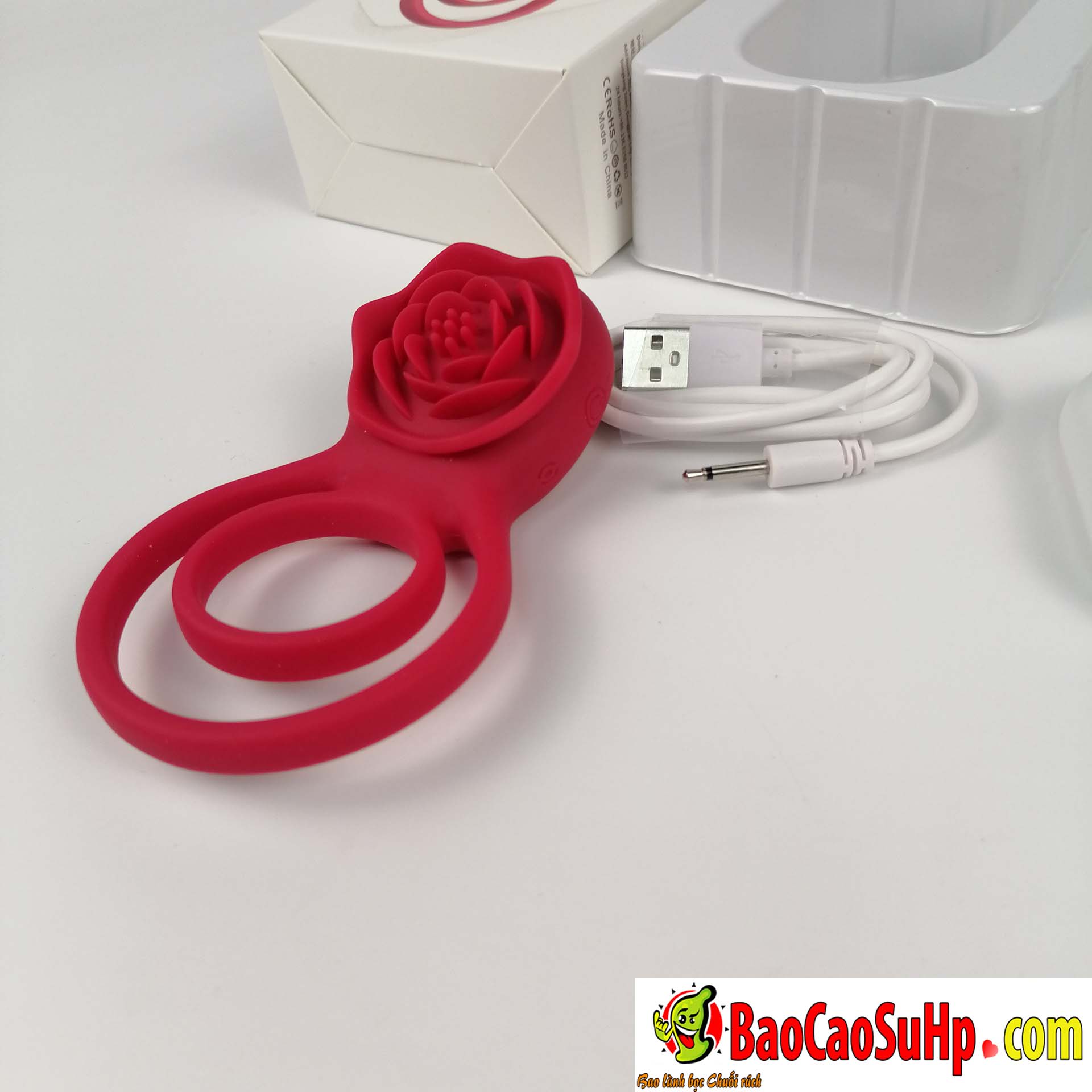 Vòng đeo dương vật HGOD ROSE rung điều khiển từ xa an toàn bền bỉ