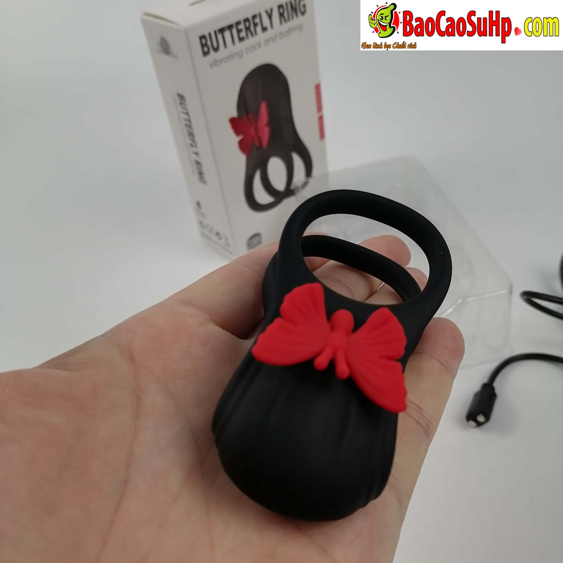 Vòng đeo dương vật Aphra Butterfly Ring 10 chế độ rung cao cấp