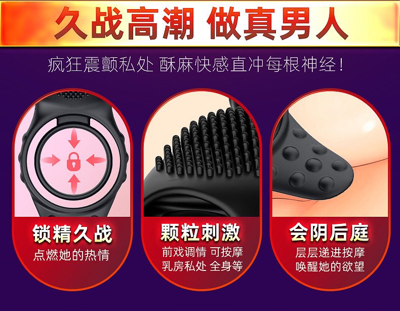 Vòng đeo rung điều khiển từ xa liếm lưỡi Qiaran secwell