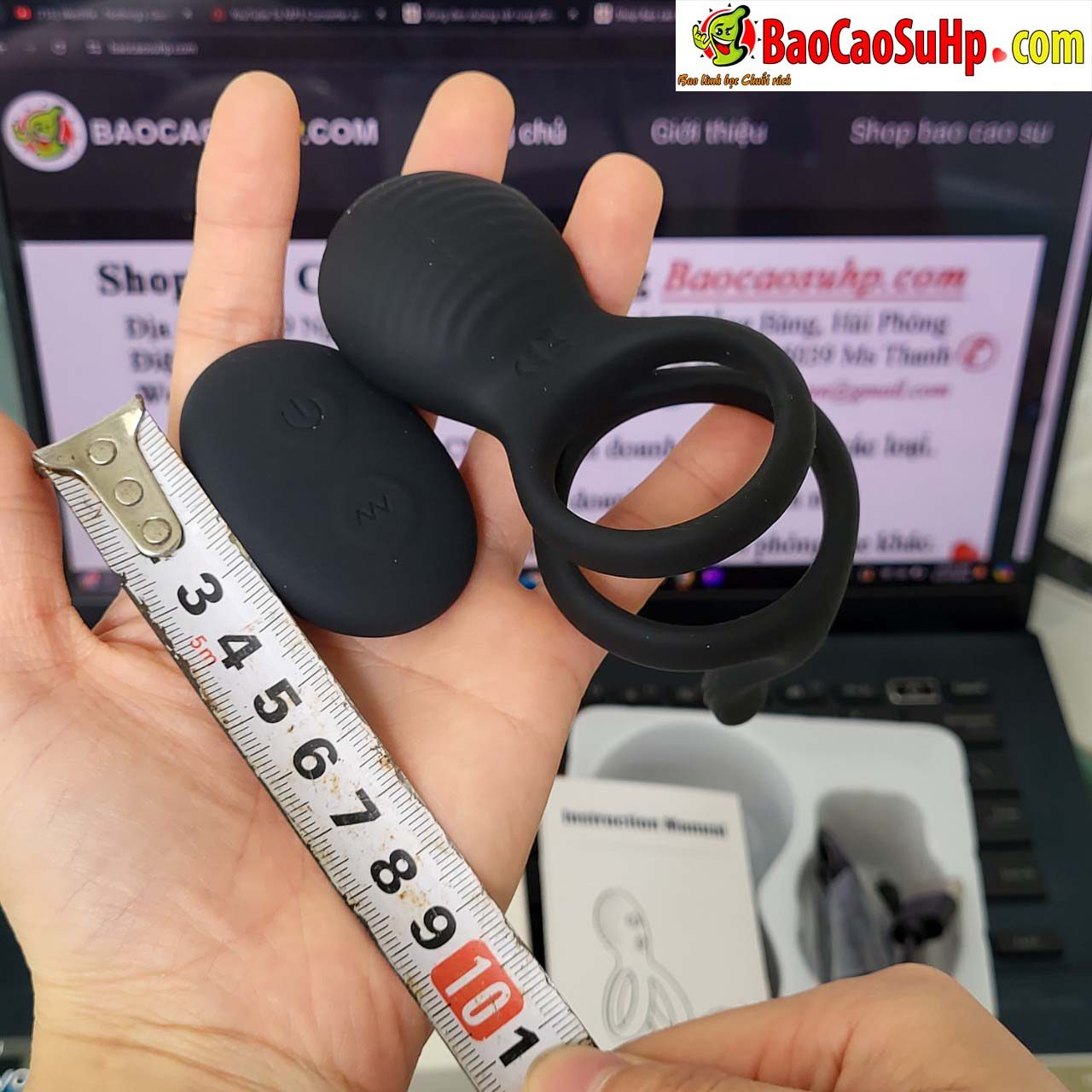 Vòng đeo dương vật rung từ xa HGOD Elowen đa chức năng kích thích Vòng đeo dương vật rung từ xa HGOD Elowen đa chức năng kích thích