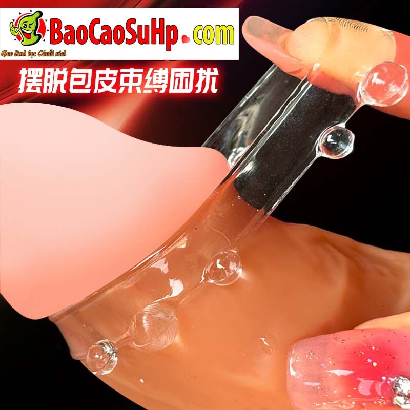 Vòng đeo dương vật 3 vòng gân nổi kéo dài thời gian