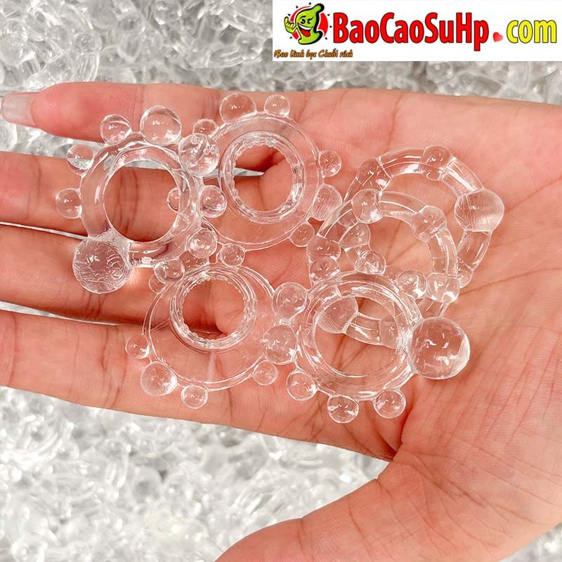 bo vong deo Anulus Praeputialis 13 - Bộ vòng đeo 3 chiếc bi to gân nổi Anulus Praeputialis kéo dài thời gian quan hệ.