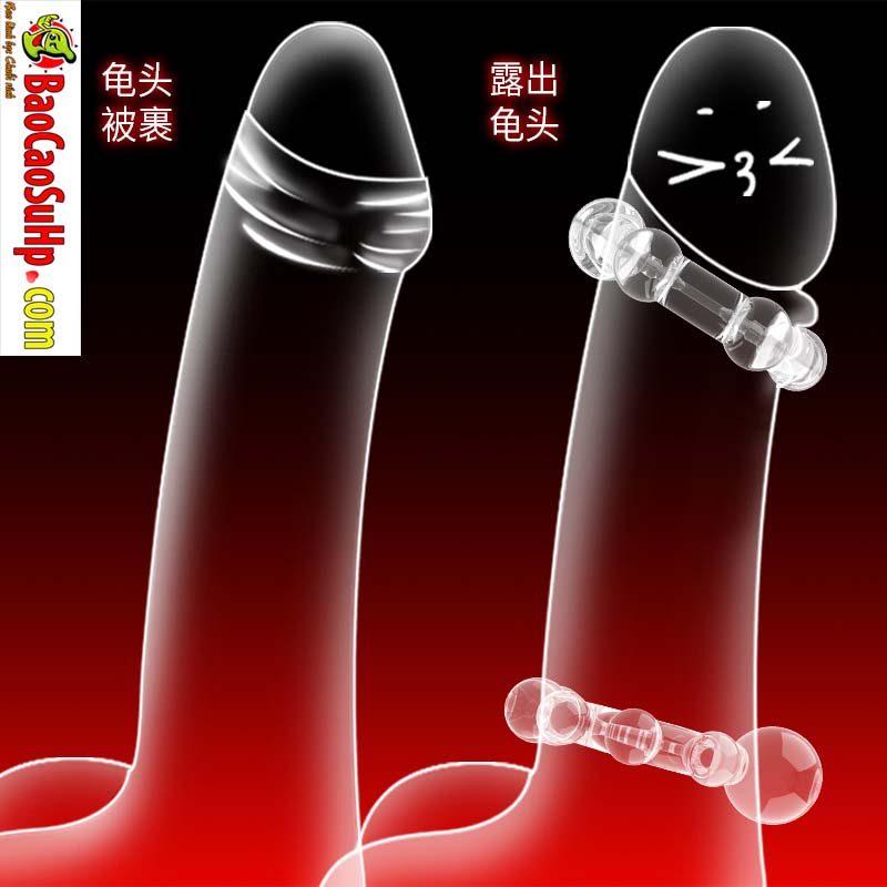 bo vong deo Anulus Praeputialis 3 - Bộ vòng đeo 3 chiếc bi to gân nổi Anulus Praeputialis kéo dài thời gian quan hệ.
