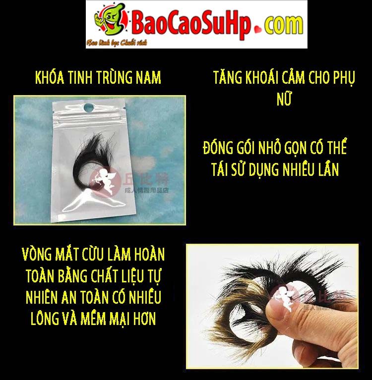Vòng mắt cừu lông dày siêu mềm tăng hưng phấn quan hệ ONZ