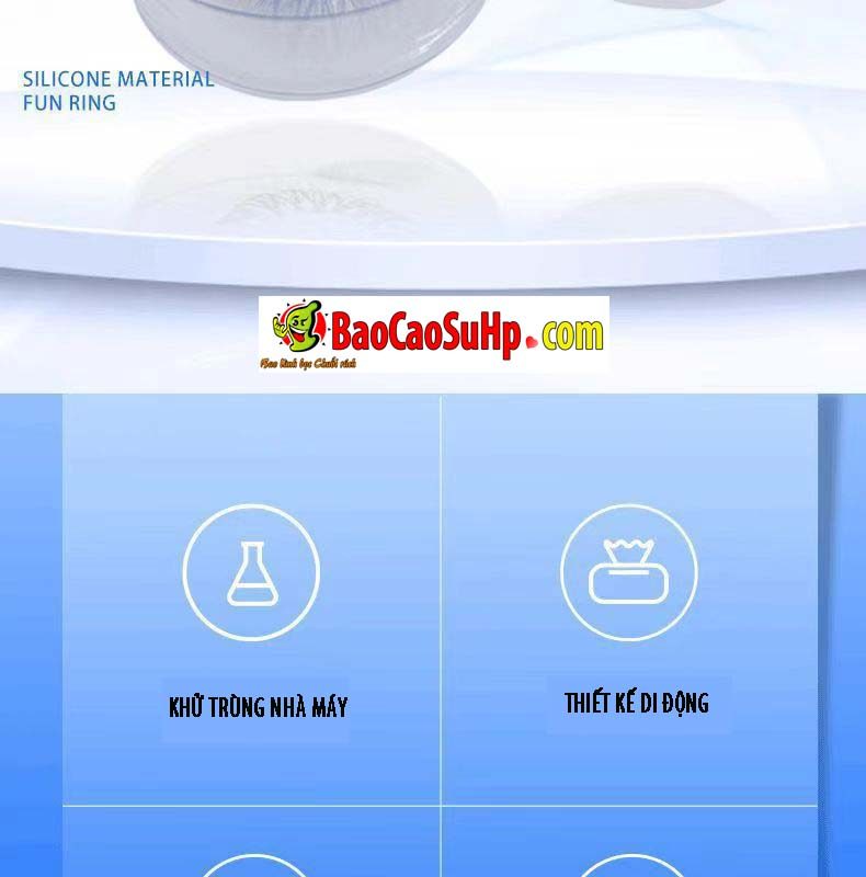 vong mat cuu COC silicone Poll 11 - Vòng đeo mắt cừu COC silicone đuôi ngựa mềm mại nhiều kiều gai gân bi nổi POLL