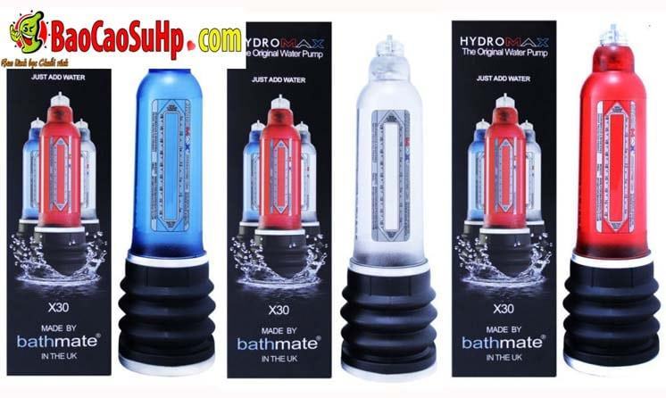 Máy tập dương vật Bathmate Hydromax X30 Anh Quốc tăng kích thước 