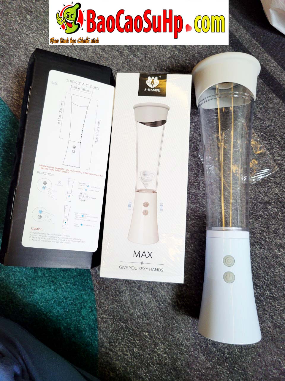 Máy tập dương vật Shand Max thế hệ mới tăng kích thước hiệu quả