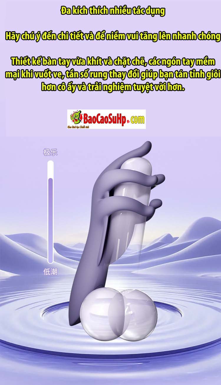 Máy tập dương vật Mizzzee Gentle Jade Fingers kích thích hiệu quả