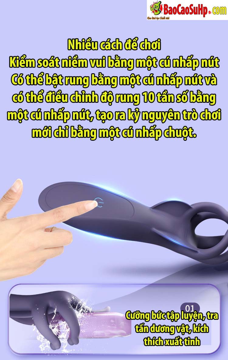 Máy tập dương vật Mizzzee Gentle Jade Fingers kích thích hiệu quả