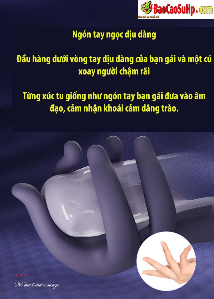 Máy tập dương vật Mizzzee Gentle Jade Fingers kích thích hiệu quả