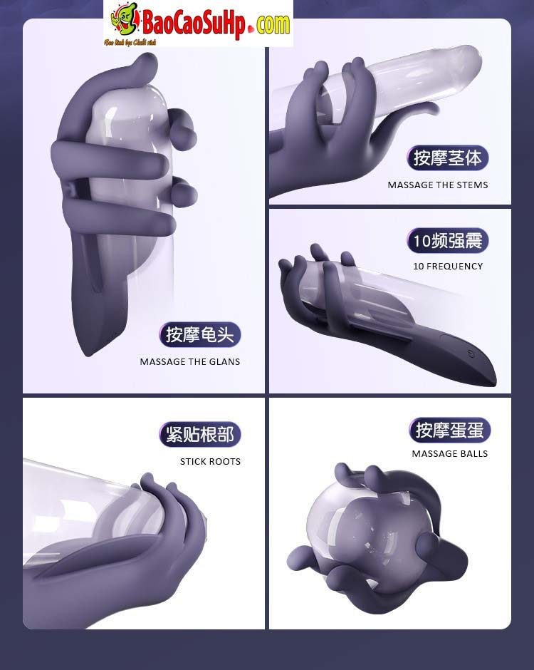 Máy tập dương vật Mizzzee Gentle Jade Fingers kích thích hiệu quả