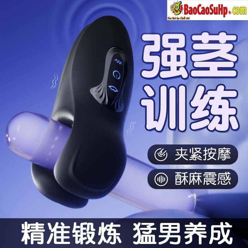 Máy rung Mizzzee VISE BLACK kích thích mạnh mẽ massage nam