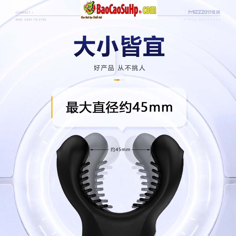 Máy rung Mizzzee VISE BLACK kích thích mạnh mẽ massage nam