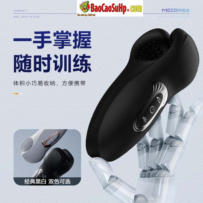 Máy rung Mizzzee VISE BLACK kích thích mạnh mẽ massage nam