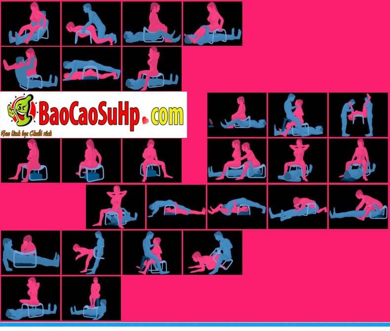 Ghế tình yêu Cavaliers hỗ trợ tư thế quan hệ tăng hưng phấn cho cặp đôi