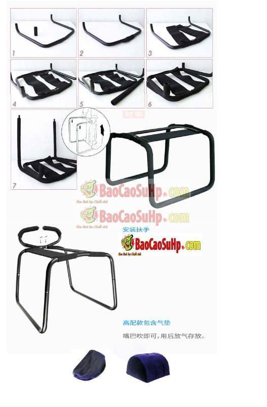 Ghế tình yêu Cavaliers hỗ trợ tư thế quan hệ tăng hưng phấn cho cặp đôi