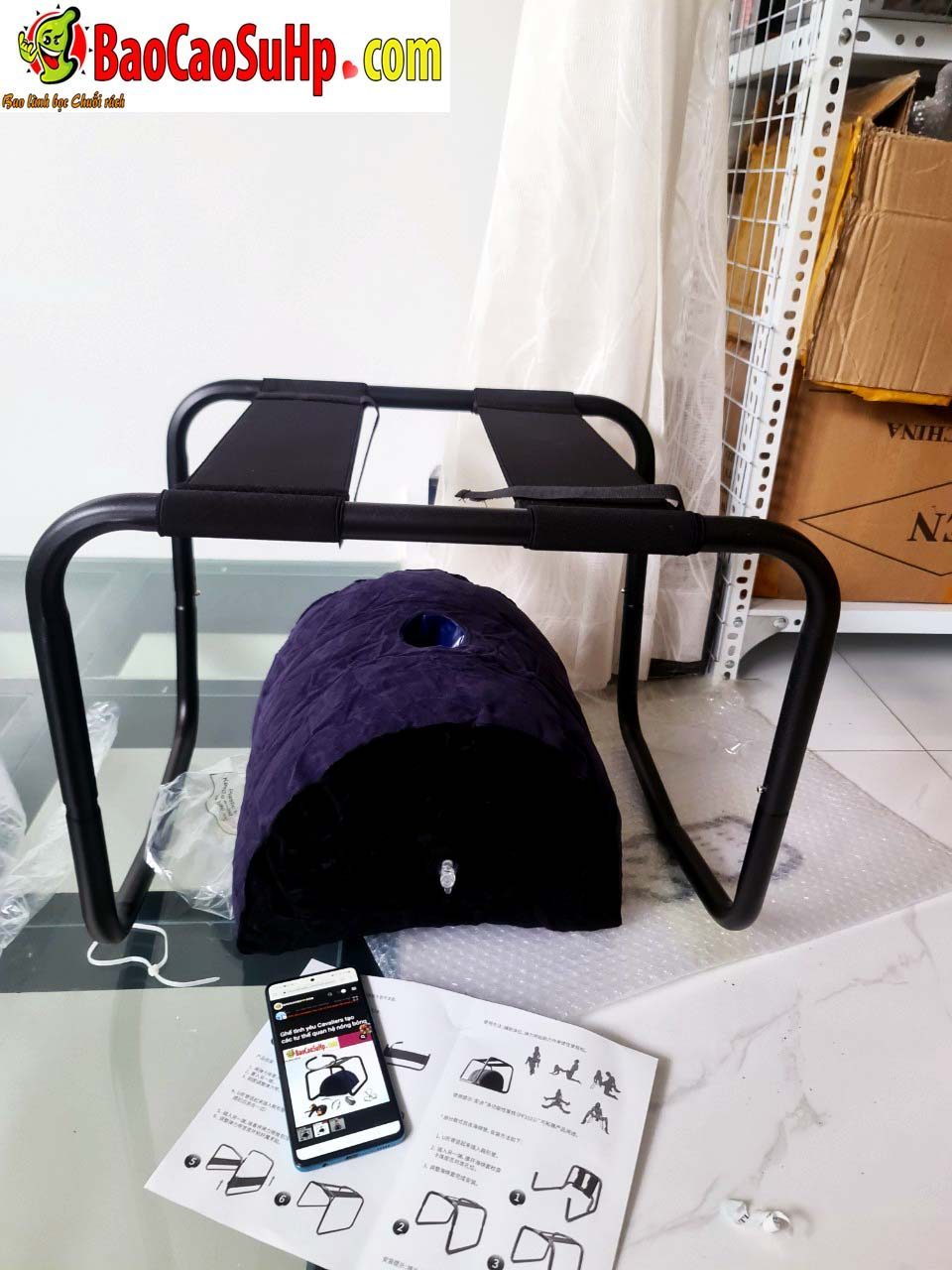 Ghế tình yêu Cavaliers hỗ trợ tư thế quan hệ tăng hưng phấn cho cặp đôi