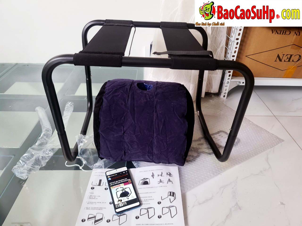 Ghế tình yêu Cavaliers hỗ trợ tư thế quan hệ tăng hưng phấn cho cặp đôi