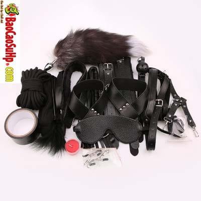 Bộ bạo dâm BDSM 12 món da crybull cao cấp chất lượng 