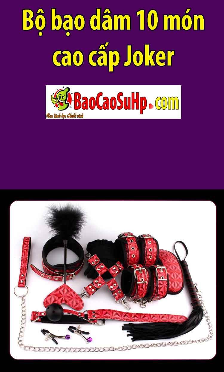 Bộ sextoy Joker 10 món cao cấp kích thích mạnh mẽ đam mê