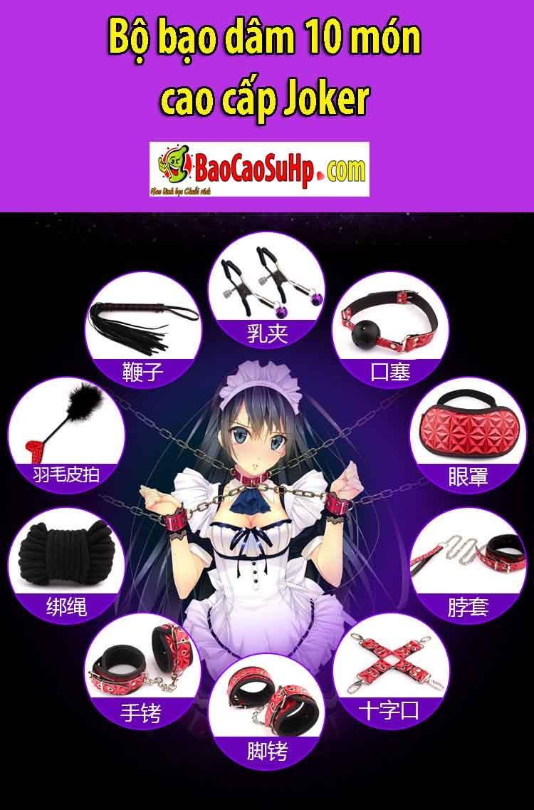 Bộ sextoy Joker 10 món cao cấp kích thích mạnh mẽ đam mê