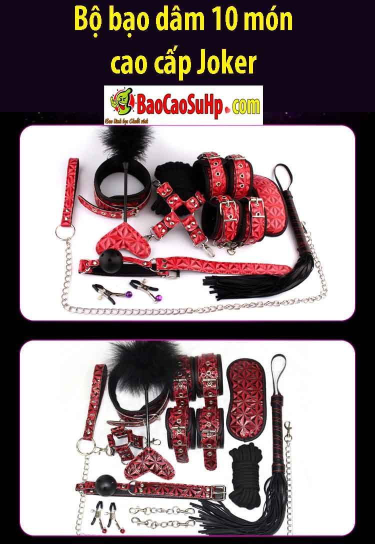 Bộ sextoy Joker 10 món cao cấp kích thích mạnh mẽ đam mê