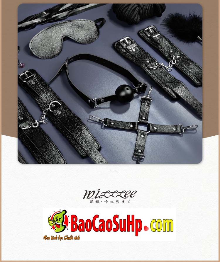 Bộ dụng cụ BDSM Black Premium 15 món cao cấp tiện lợi