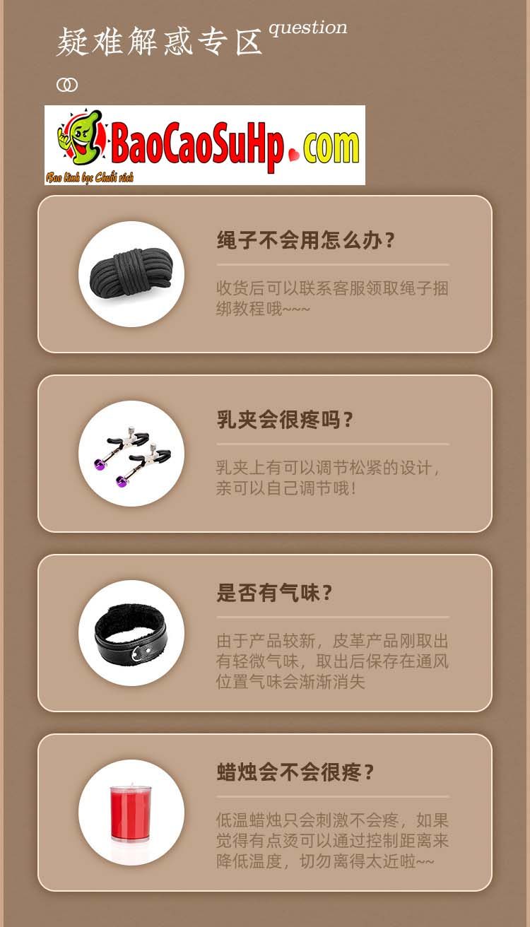 Bộ dụng cụ BDSM Black Premium 15 món cao cấp tiện lợi