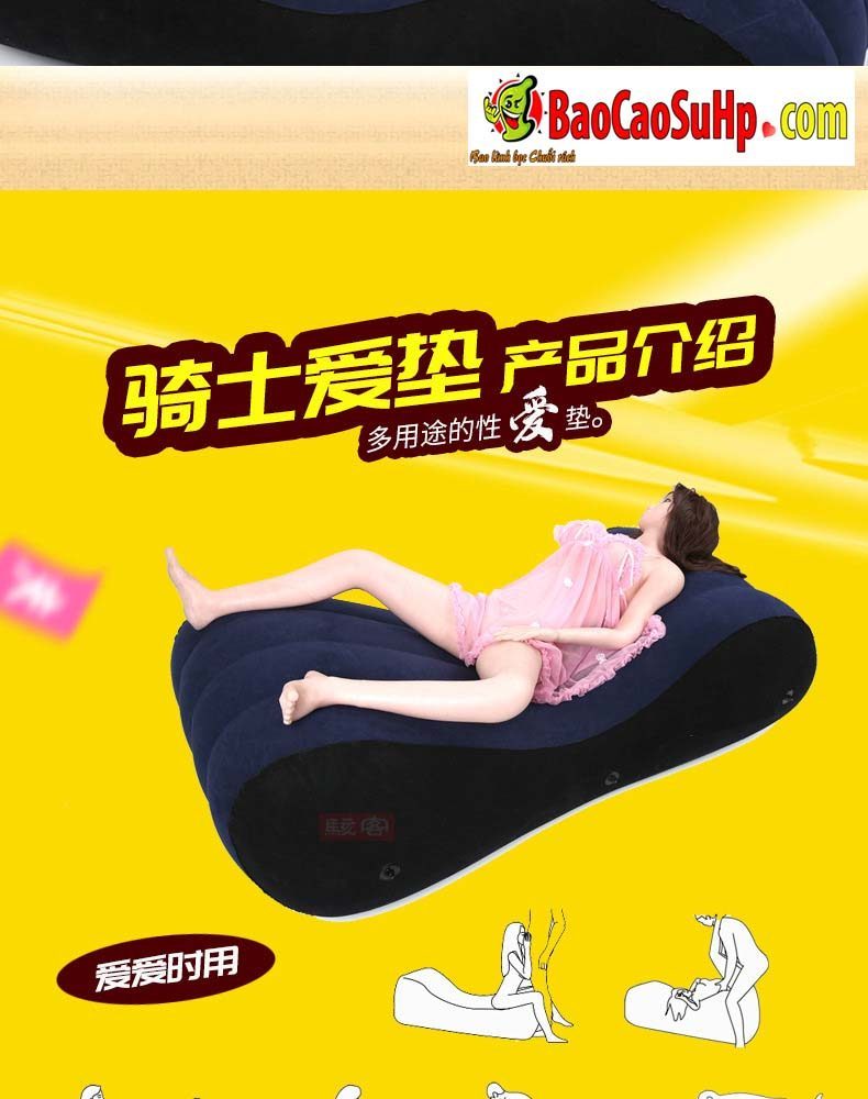 Giường tình yêu Tantra bơm hơi Tonghe Hacker Appeal tiện lợi Giường tình yêu Tantra bơm hơi Tonghe Hacker Appeal tiện lợi