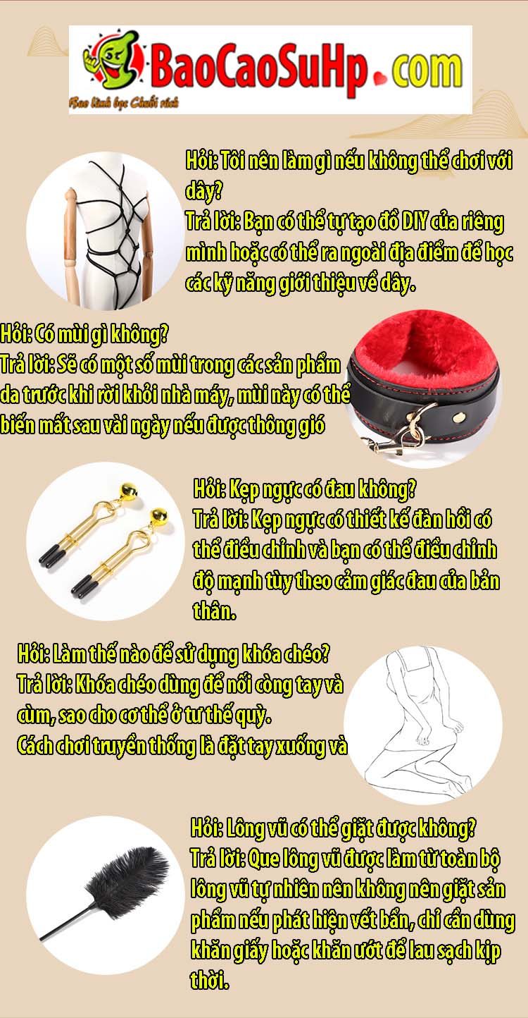 bo BDSM Mizzzee BIN002 16 - Bộ BDSM Mizzzee BIN002 nâng cấp 10 món đen pha đỏ đầy khiêu gợi