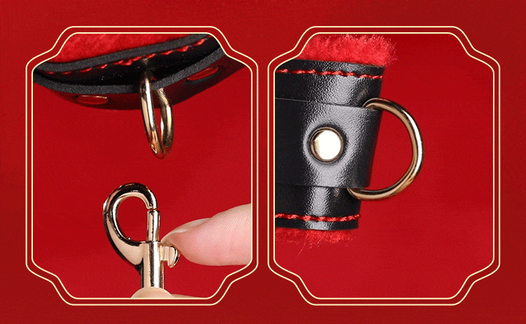 bo BDSM Mizzzee BIN002 5 - Bộ BDSM Mizzzee BIN002 nâng cấp 10 món đen pha đỏ đầy khiêu gợi