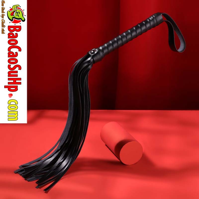 Bộ BDSM Mizzzee BIN002 10 món da đen đỏ kích thích mạnh mẽ khiêu gợi