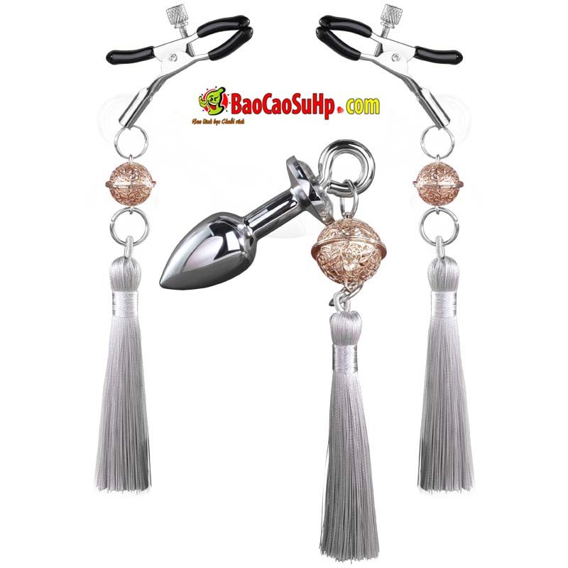 9 1 - Bộ kẹp ti và thụt hậu môn Inox Mizzzee Slay Tin 2in1