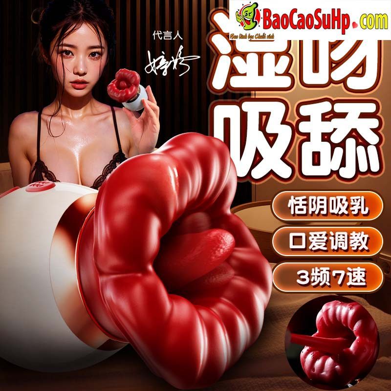 Đôi Môi Đỏ Lips Huankouai Liếm Mút Kích Thích Mạnh Mẽ Cực Đã