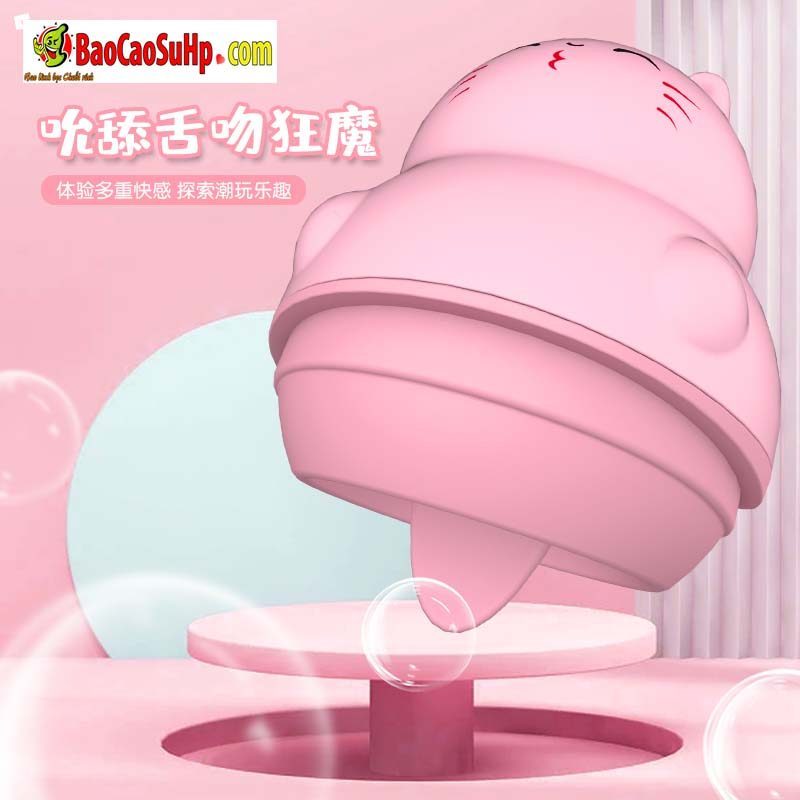 Lưỡi liếm Mizzzee Pink nhỏ gọn tăng khoái cảm thần tốc
