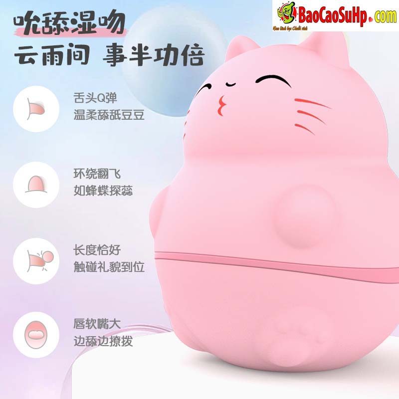 Lưỡi liếm Mizzzee Pink nhỏ gọn tăng khoái cảm thần tốc