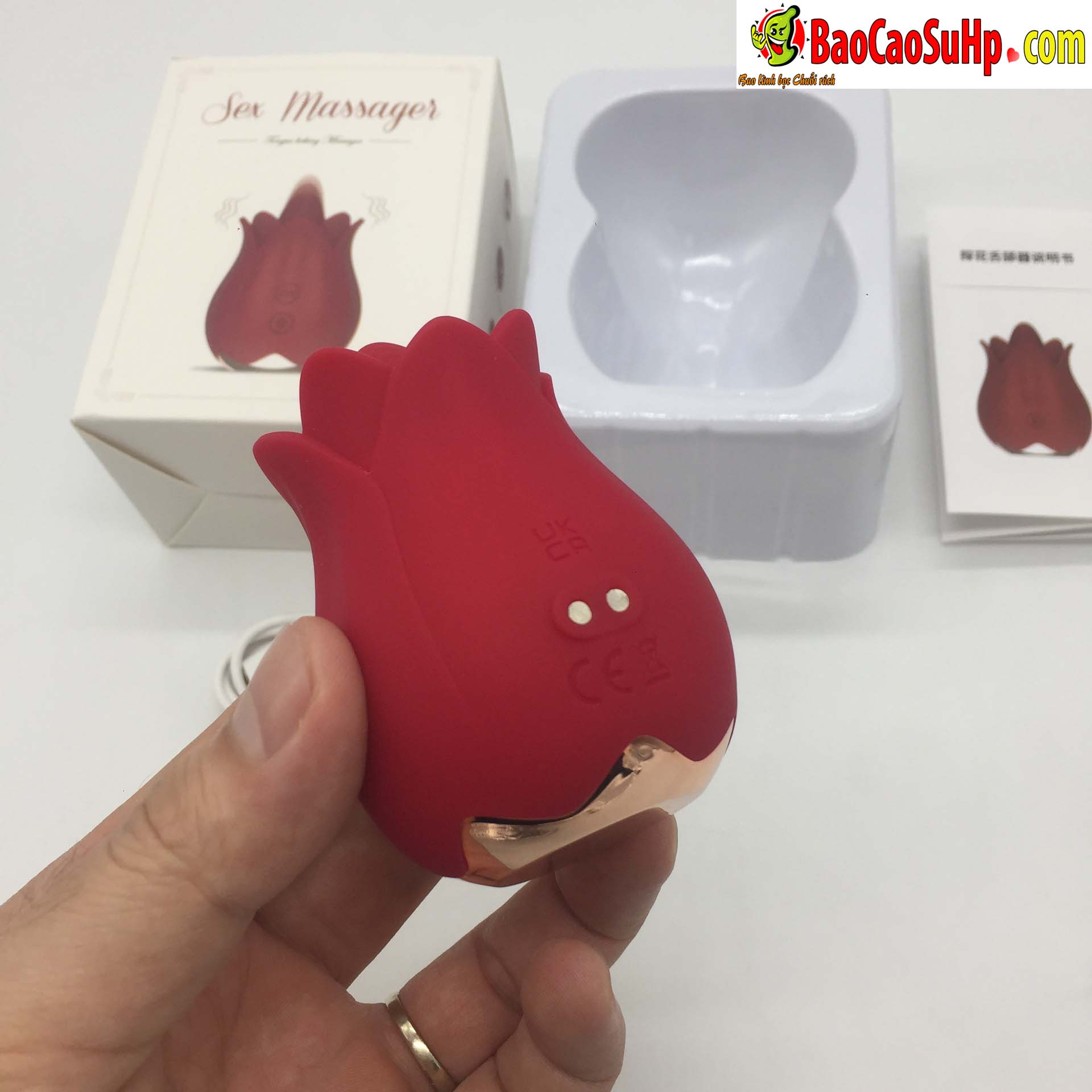 Lưỡi liếm hoa hồng Mengma HGOD đỏ massage kích thích nữ